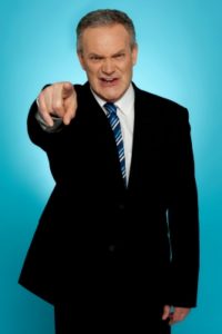 Businessman Pointing Finger
