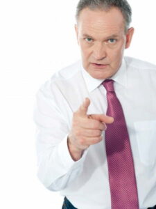 Angry Businessman